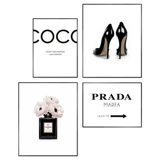 Framed in Black Luxury Beauty Set 50x40