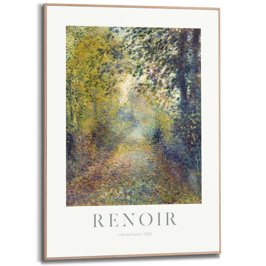 Framed in Wood Pierre-Auguste Renoir 70x50
