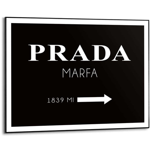 Framed in Black Miles - black 50x70