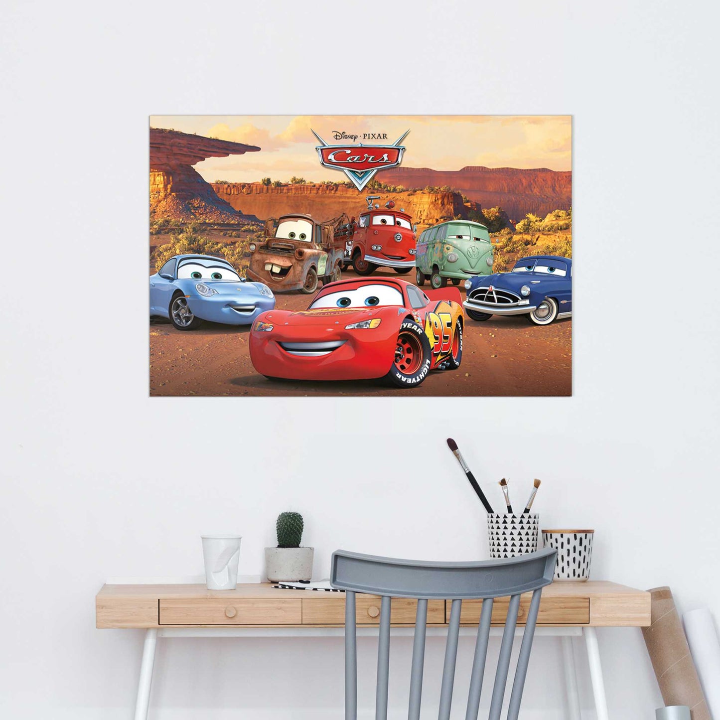Painting Disney Cars - characters 60x90