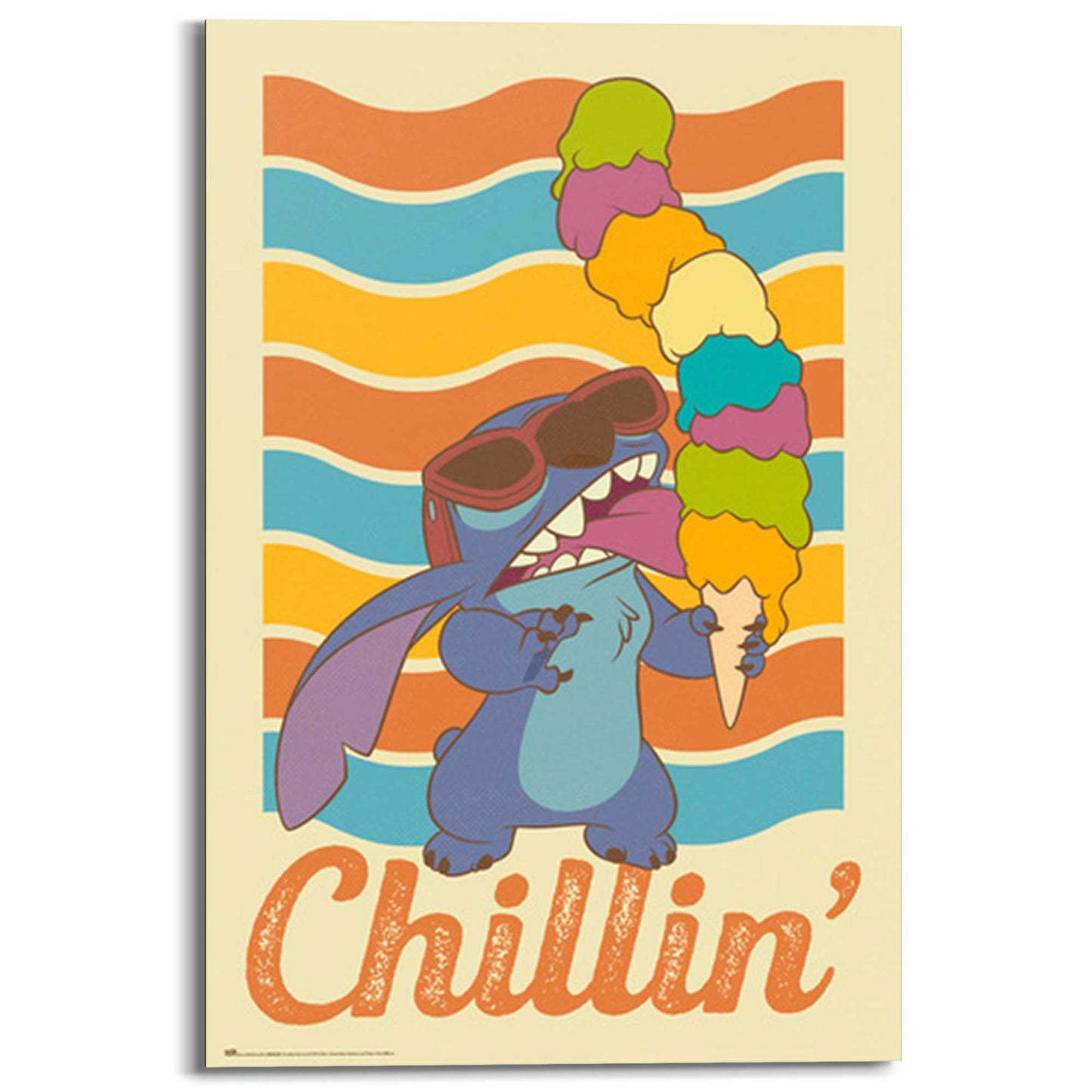 Painting Disney Stitch - chillin 90x60
