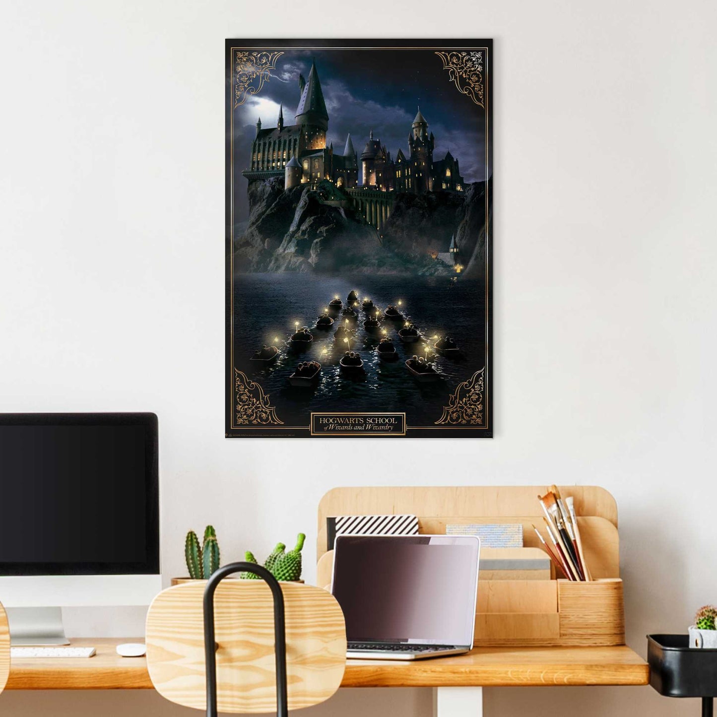 Painting Harry Potter - hogwarts castle 90x60