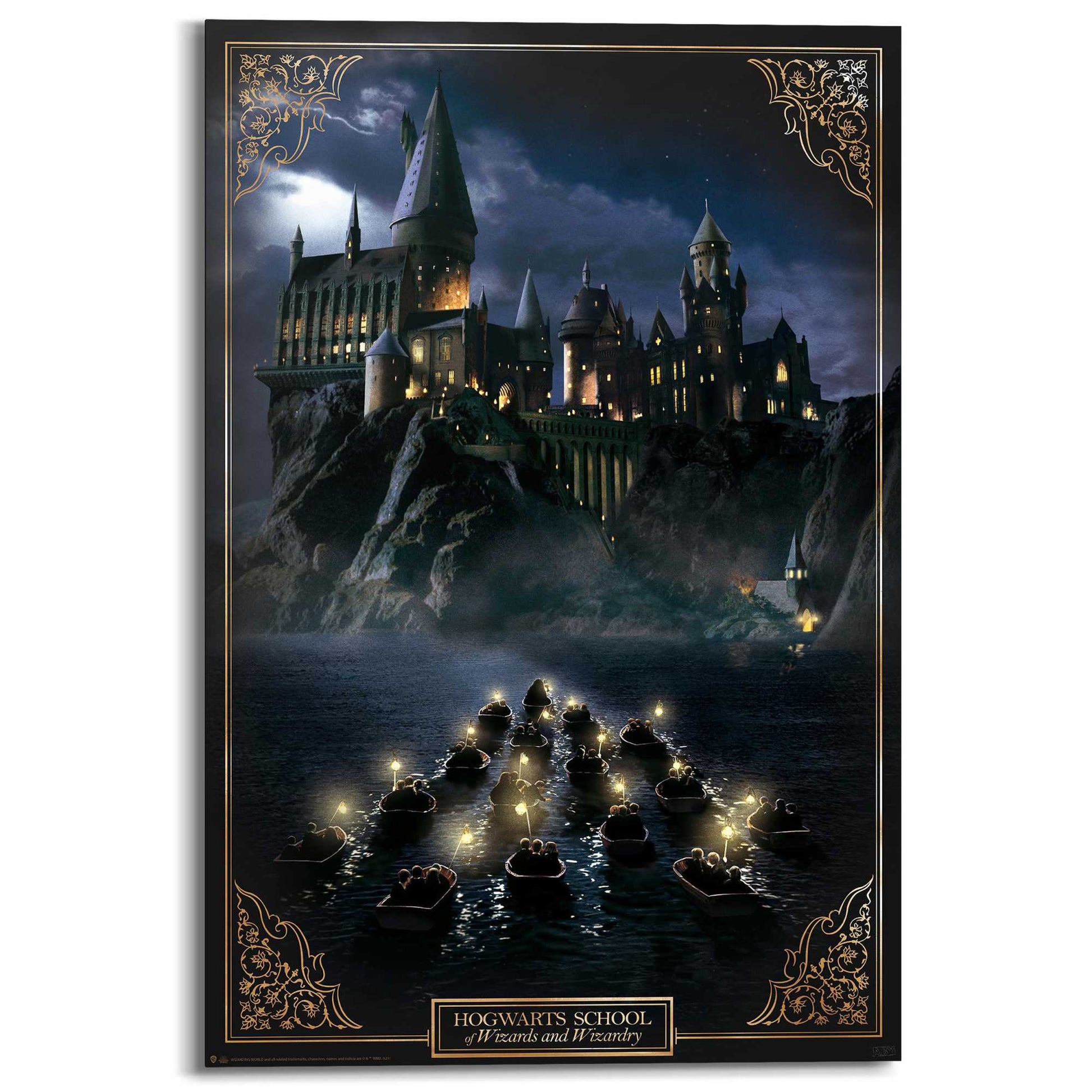 Painting Harry Potter - hogwarts castle 90x60