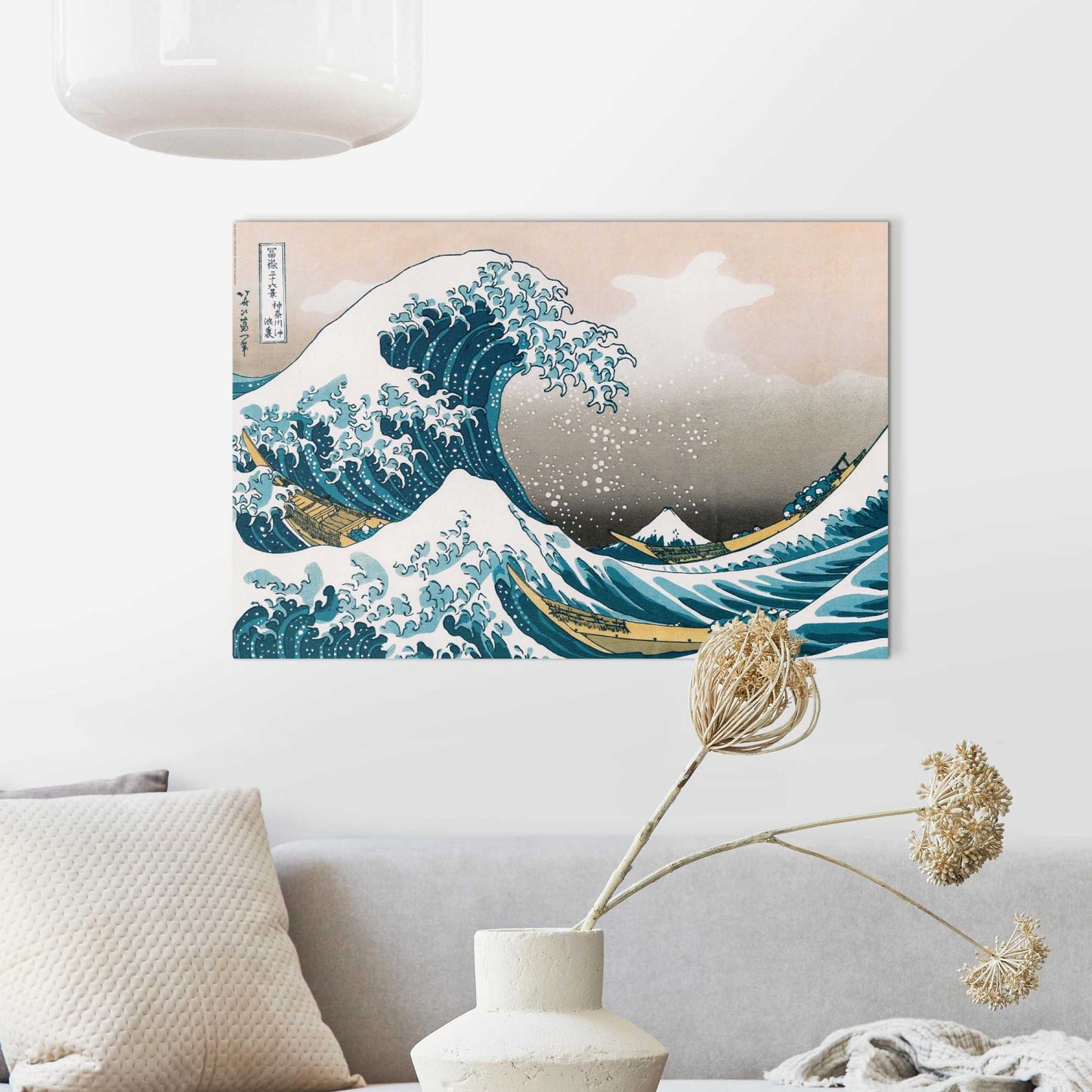 Painting Hokusai - the great wave 60x90