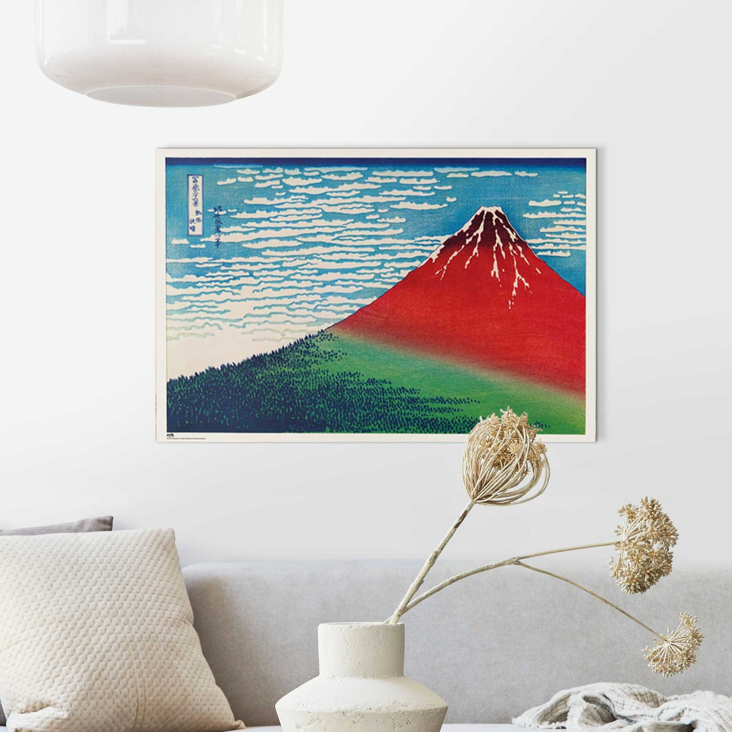 Painting Katsushika Hokusai - fine wind clear morning 60x90