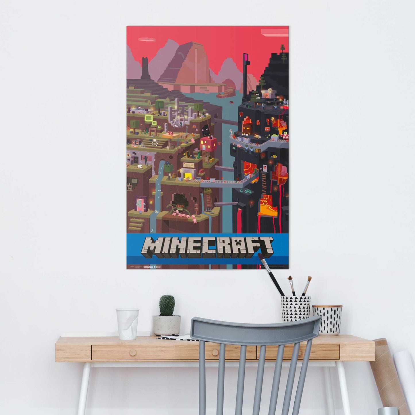 Painting Minecraft 90x60