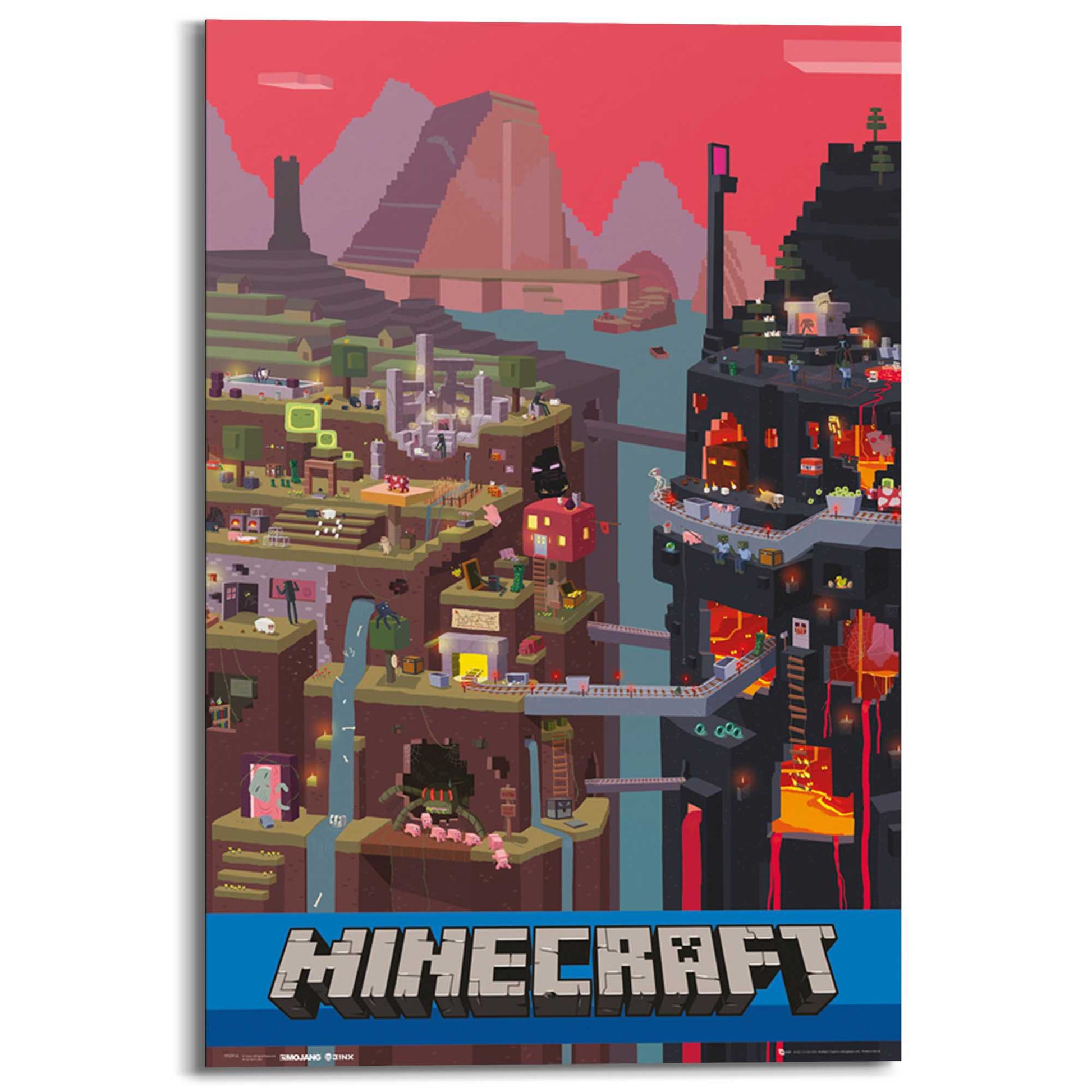 Painting Minecraft 90x60