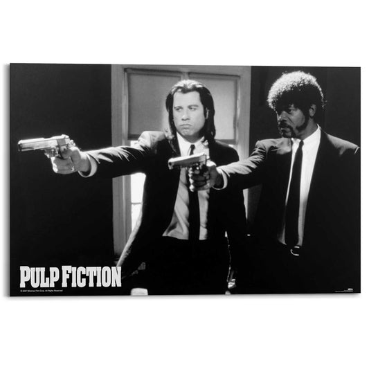 Painting Pulp Fiction - b/w 60x90