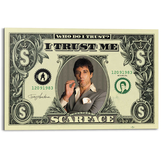 Painting Scarface - dollar 60x90