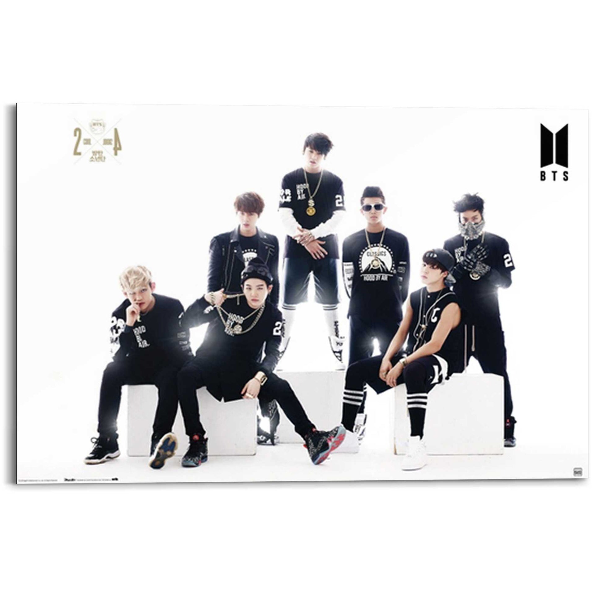 Painting BTS - black and white 60x90