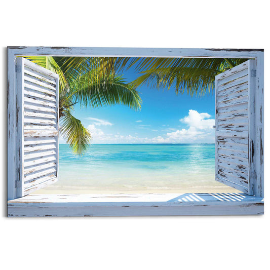 Painting Beach Shutters 60x90