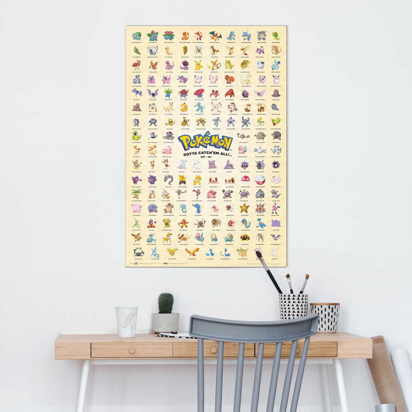 Painting Pokemon - kanto 151 english 90x60