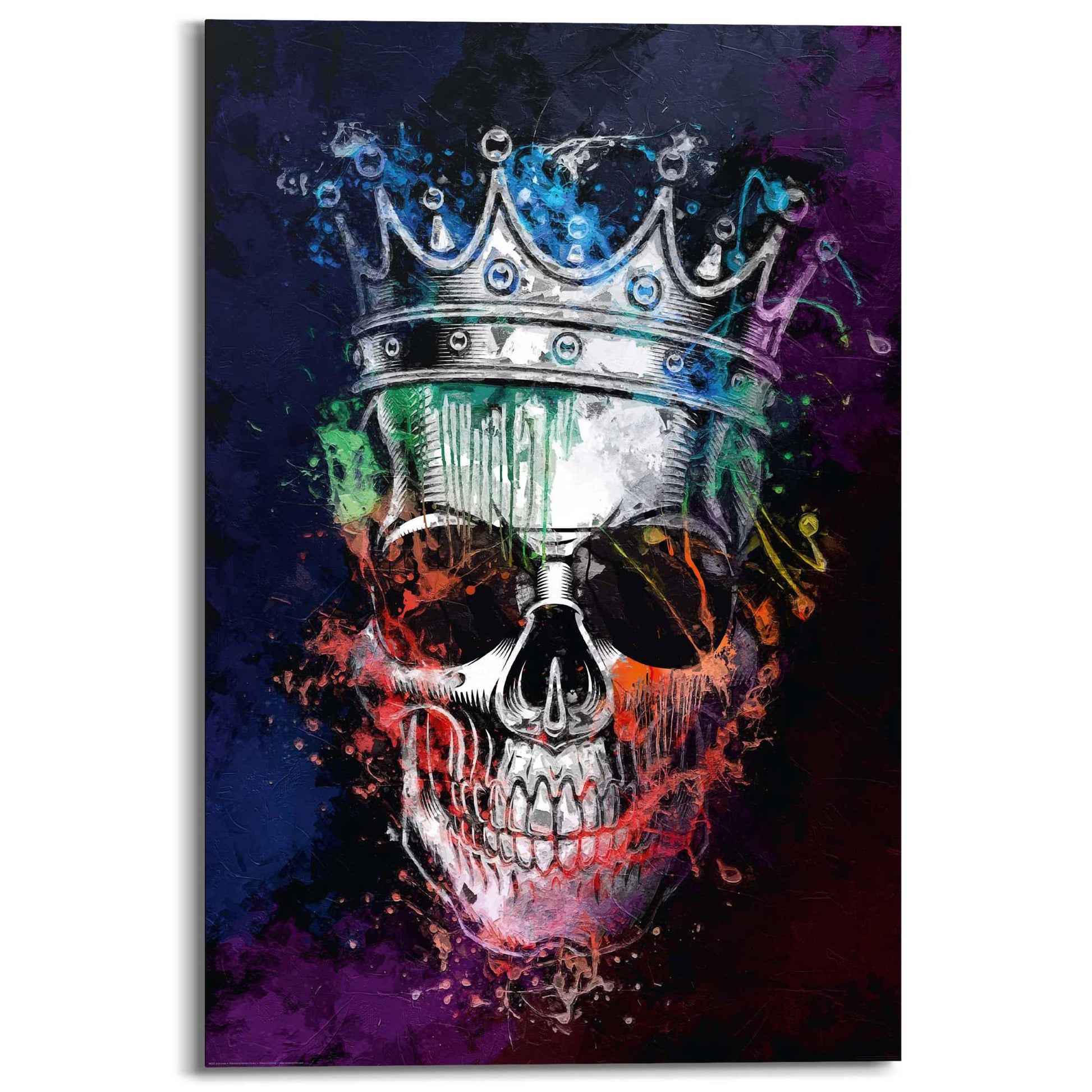 Painting Skull Crown 90x60