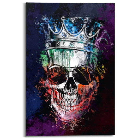 Painting Skull Crown 90x60