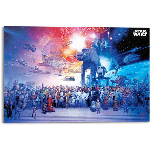 Painting Star Wars - universe 60x90