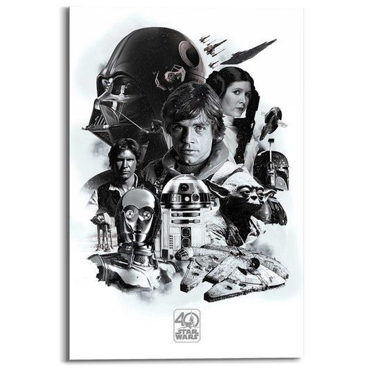 Painting Star Wars 40th Anniversary - montage 90x60