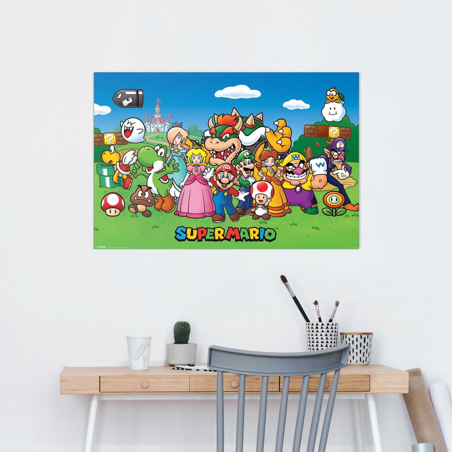 Painting Super Mario - character 60x90