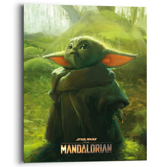 Painting Star Wars The Mandalorian - the child art 50x40