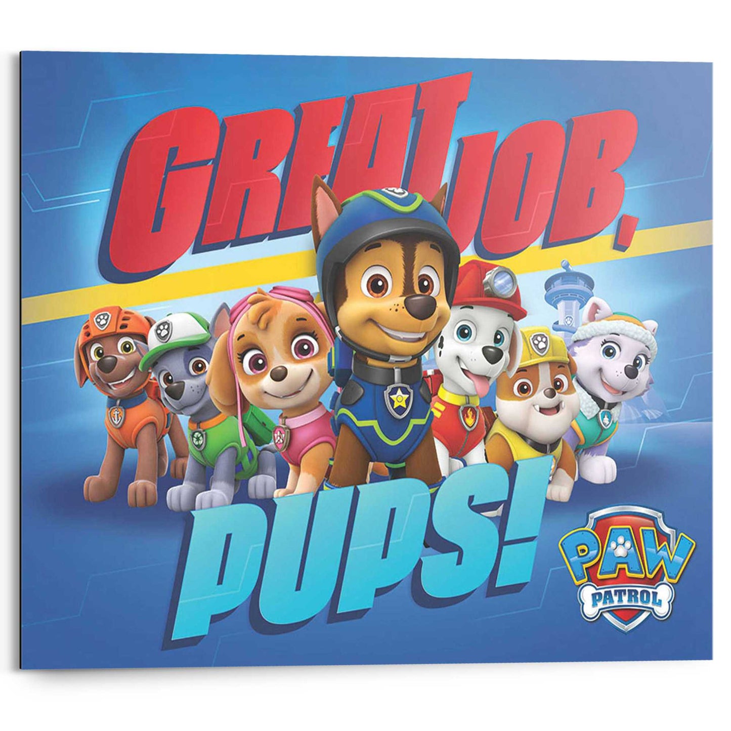 Painting Paw Patrol - great job pups 40x50
