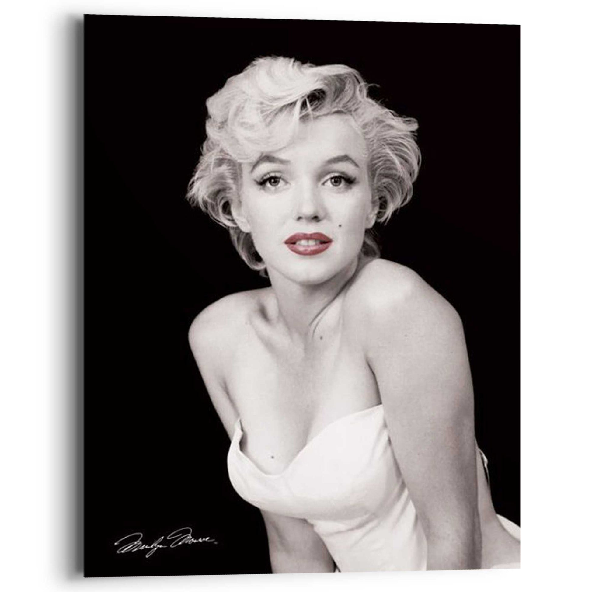 Painting Marilyn Monroe - red lips 50x40
