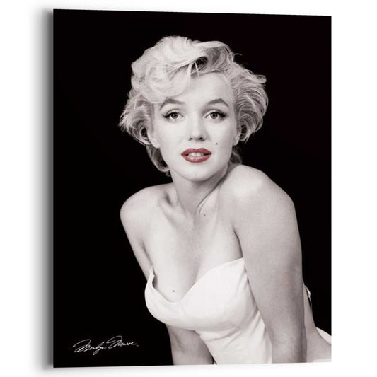 Painting Marilyn Monroe - red lips 50x40