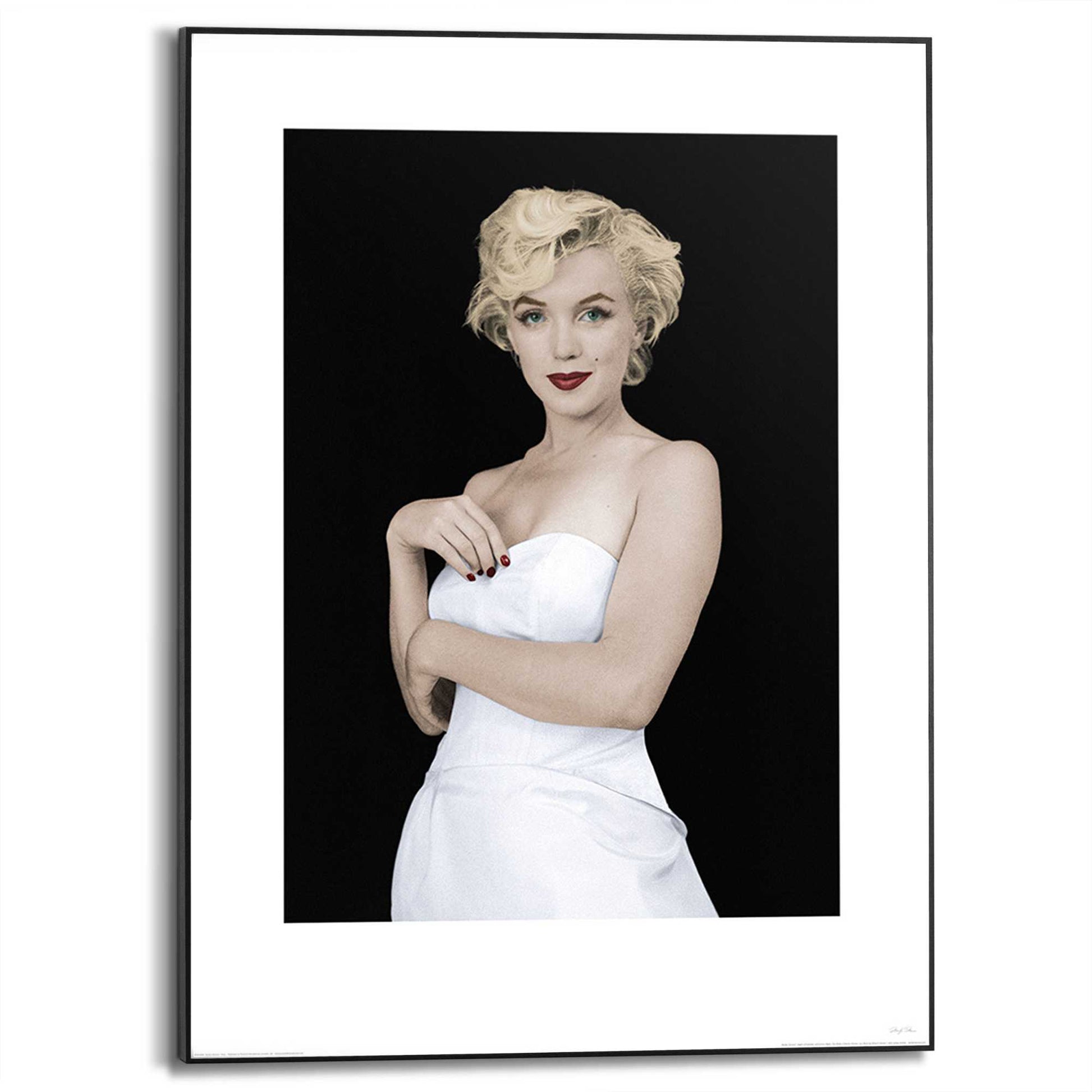 Framed in Black Marilyn Monroe - pose 80x60