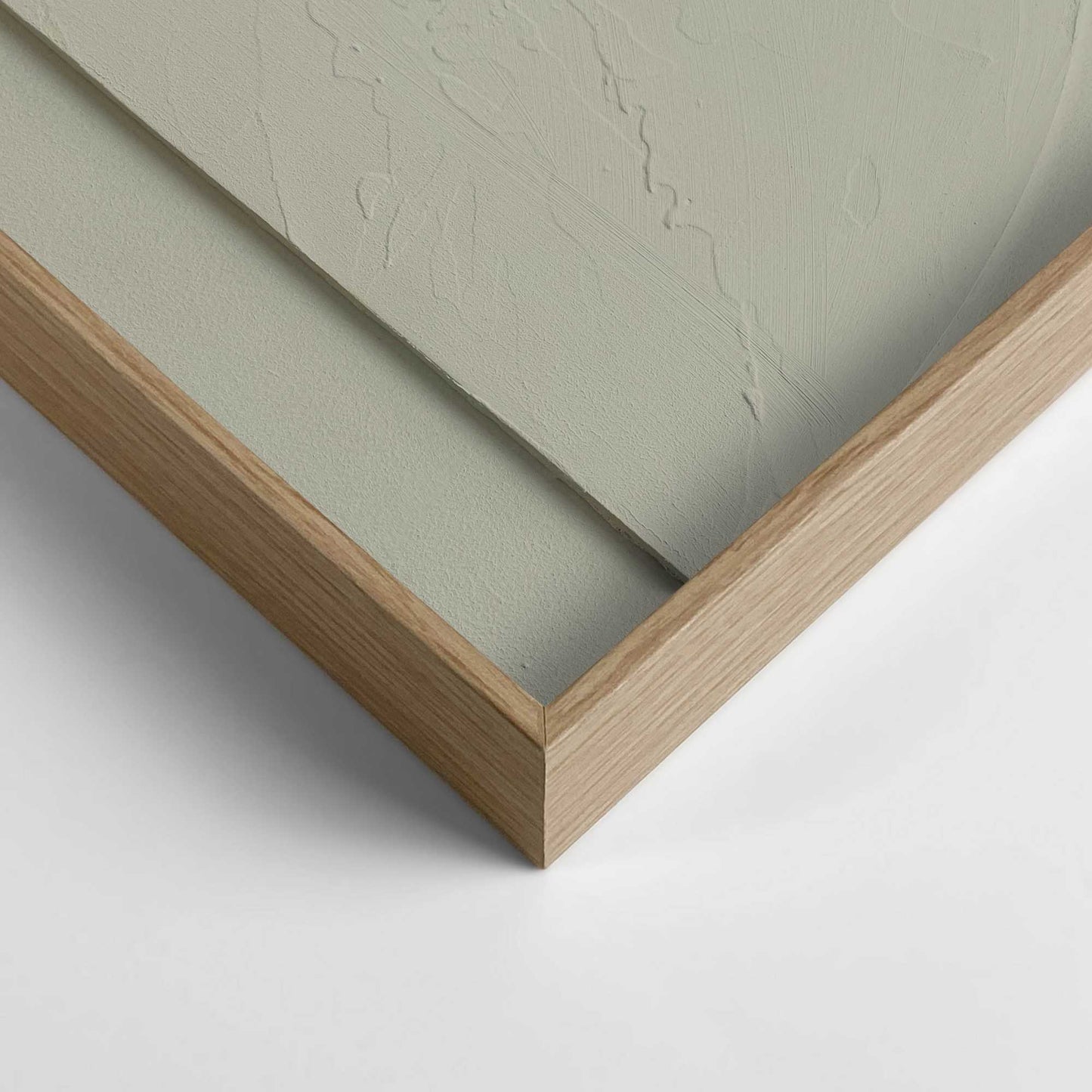 Handmade 3D Art Layers - sage green 100x70
