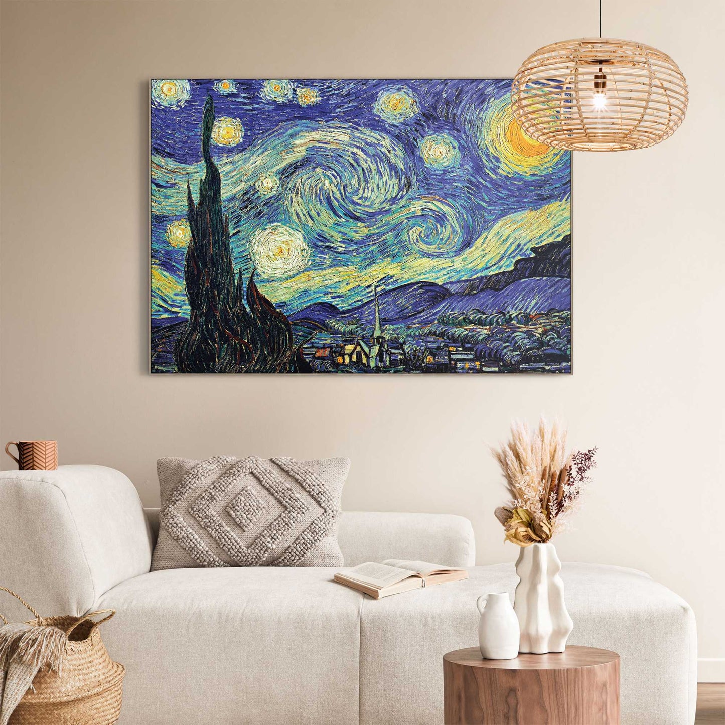 Canvas Van Gogh - the starry night 70x100