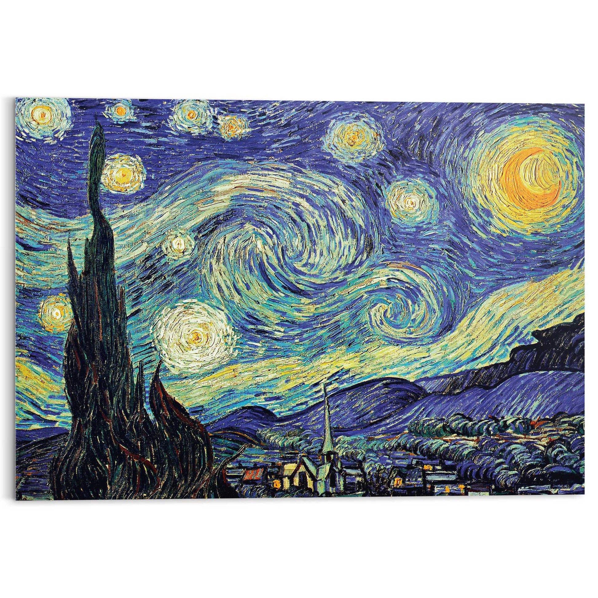 Plexiglass painting Van Gogh - the starry night 70x100
