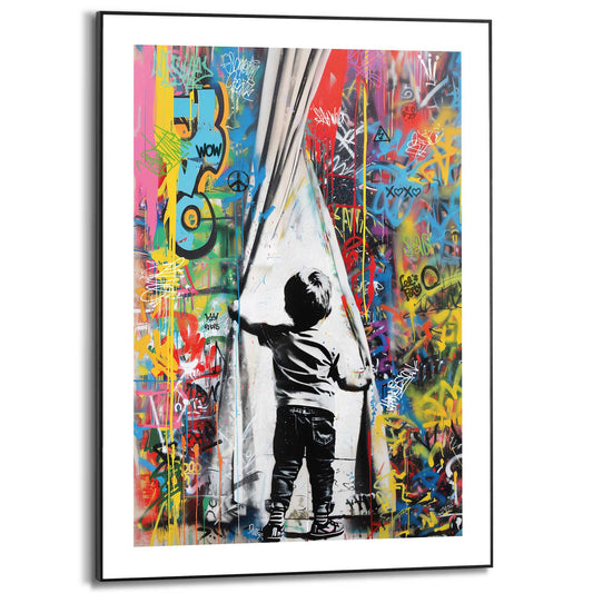 Framed in Black Curiosity 70x50