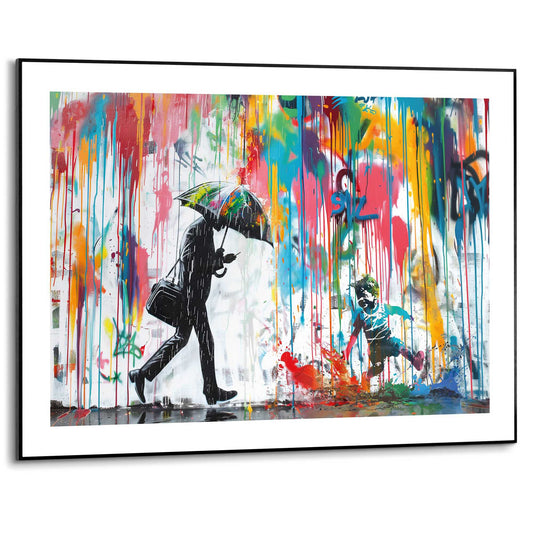 Framed in Black Tap It 50x70