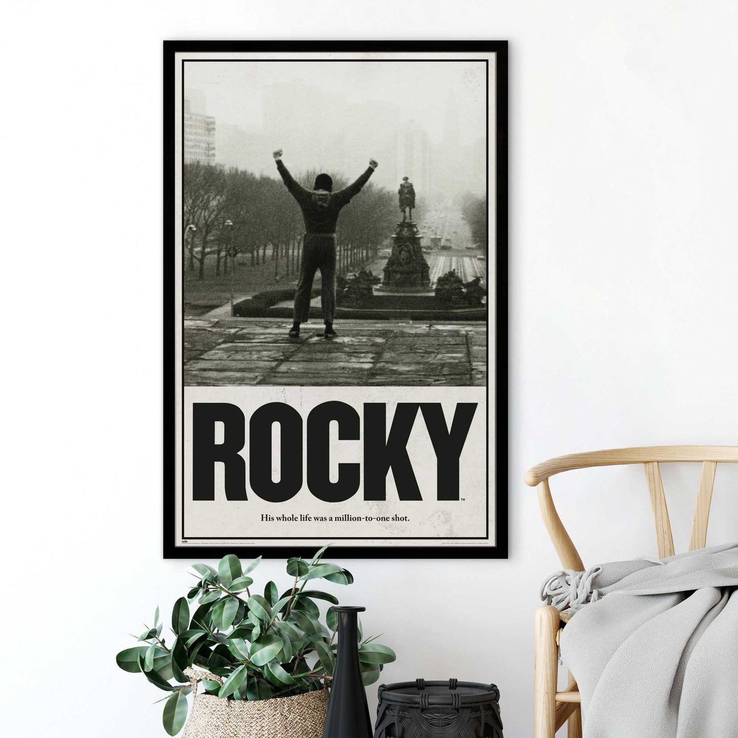 Framed poster Rocky - Rocky Balboa 94x63