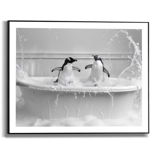 Framed in Black Splashing Fun 40x50