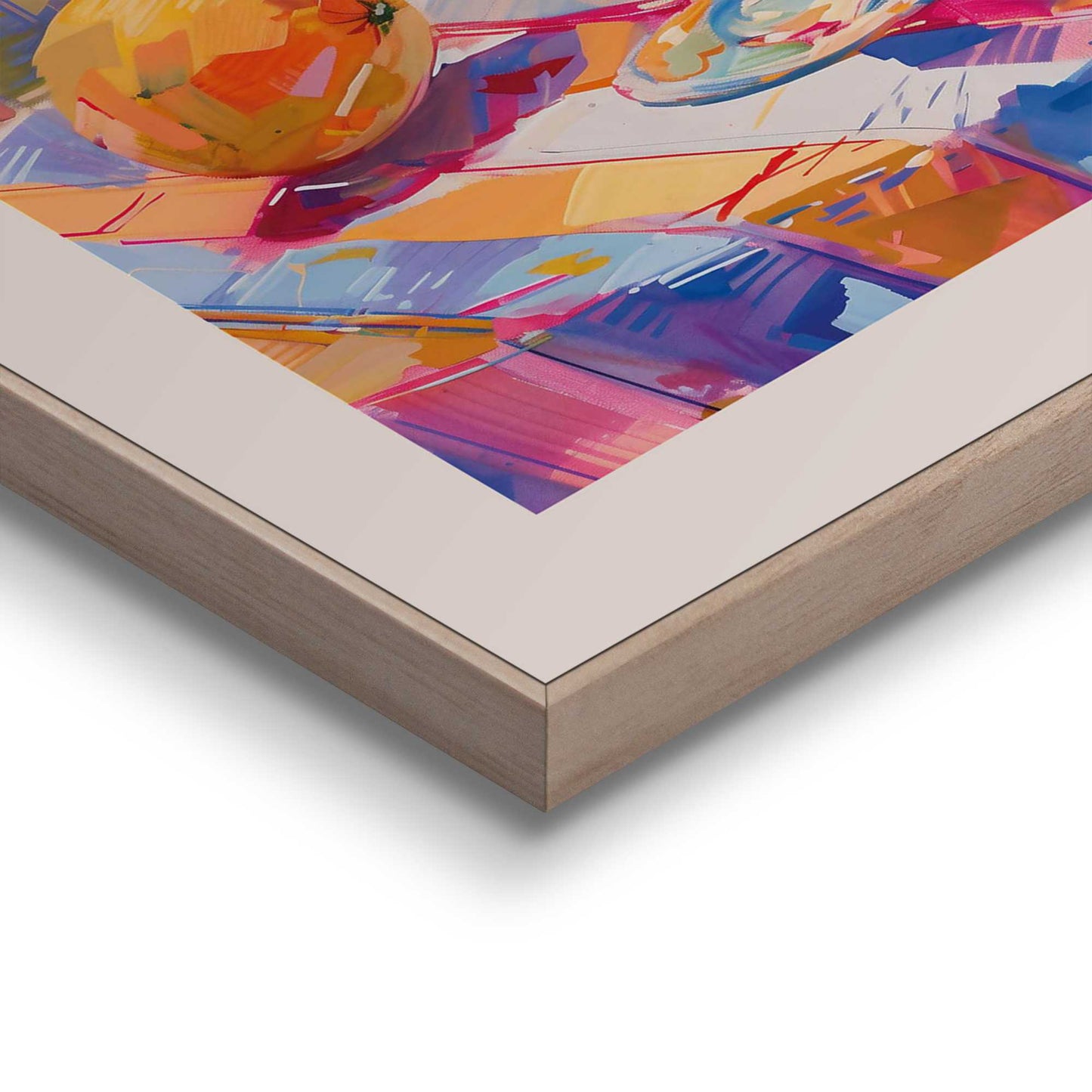 Framed in Wood Delicious Aperol Spritz 50x40