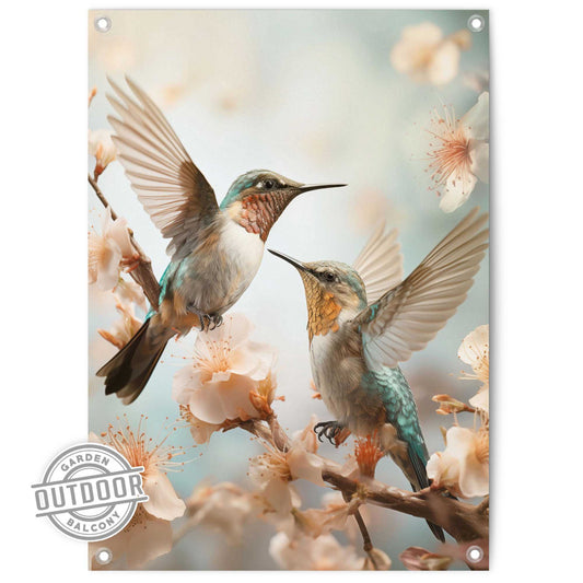 Outdoor Art Hummingbirds Soft 70x50