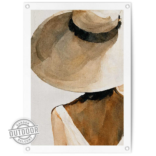 Outdoor Art Hat Silhouette 70x50