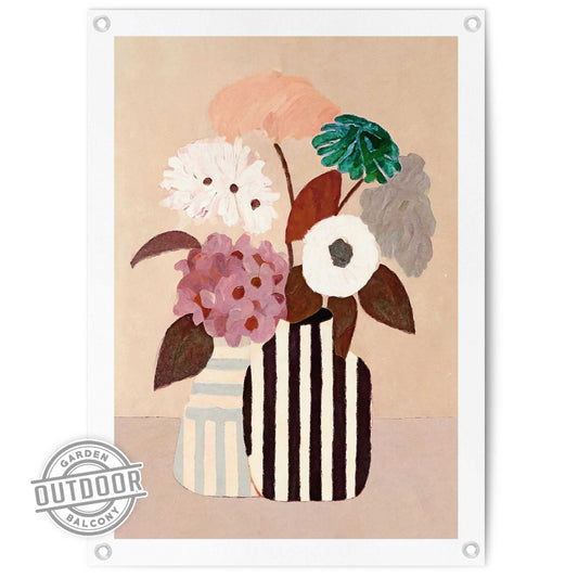 Outdoor Art Autumn Flowers 70x50