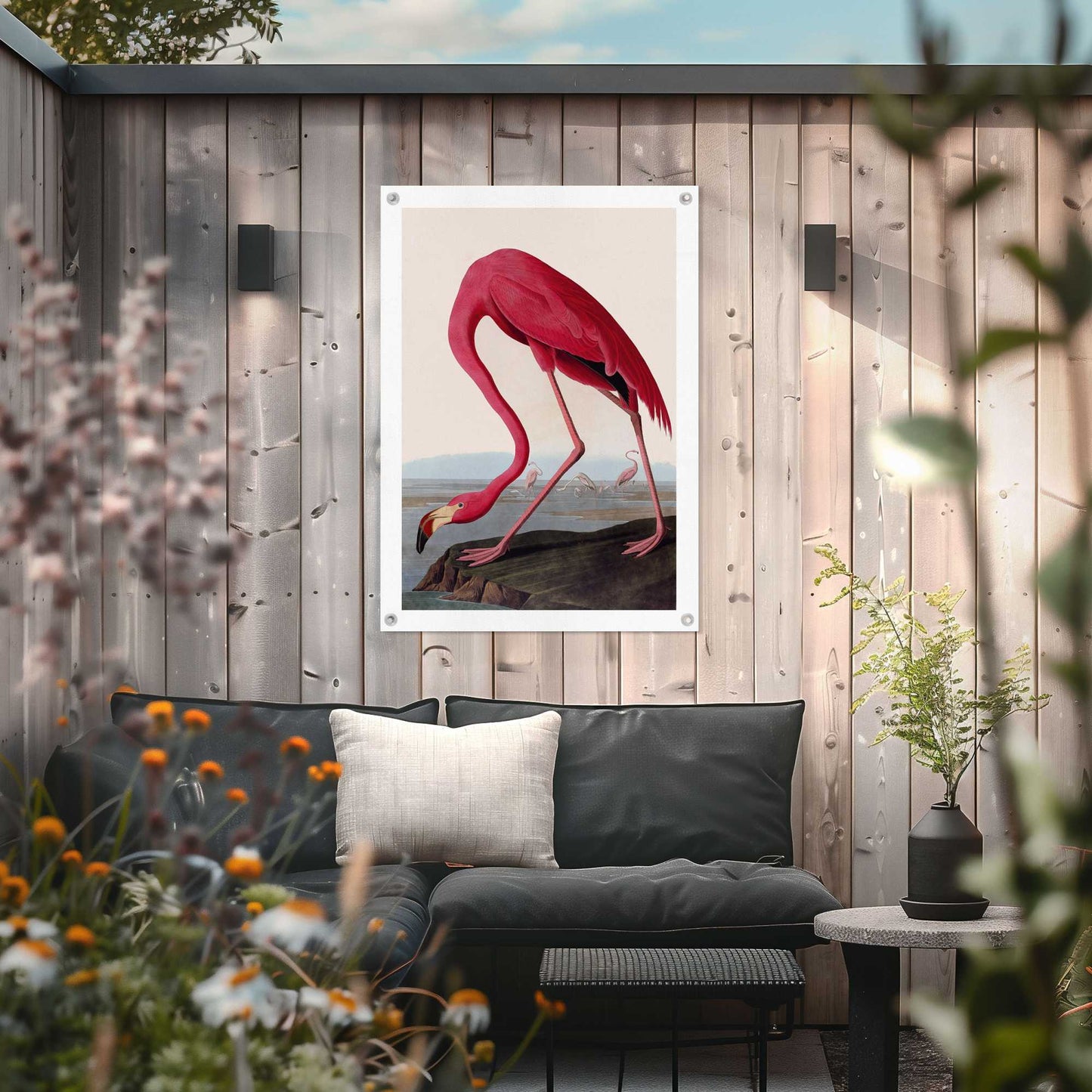 Outdoor Art Audubon Flamingo 70x50
