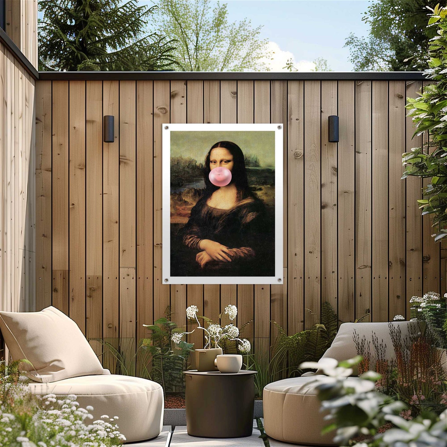 Outdoor Art Mona Lisa - gum 70x50