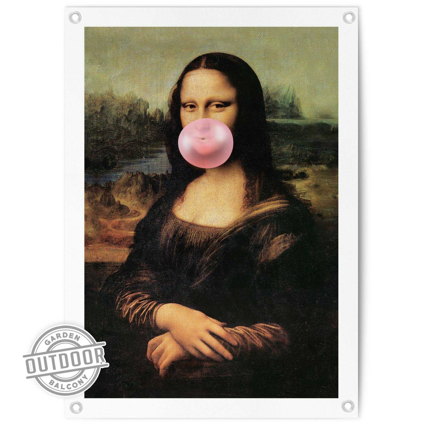 Outdoor Art Mona Lisa - gum 70x50