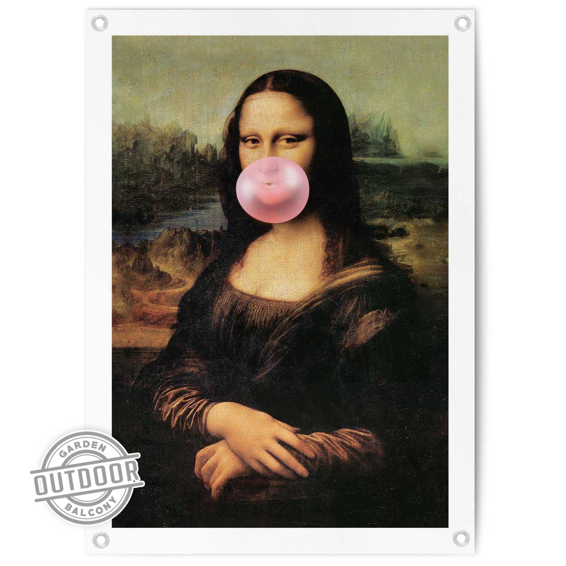 Outdoor Art Mona Lisa - gum 70x50
