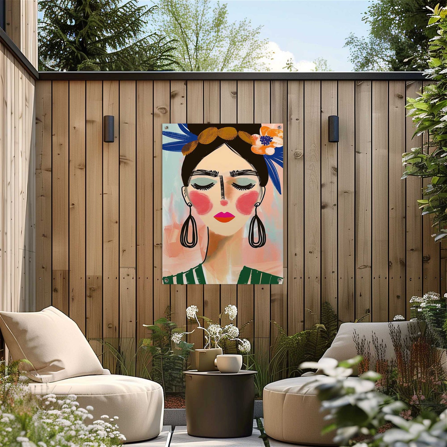 Outdoor Art Spring Lady 70x50