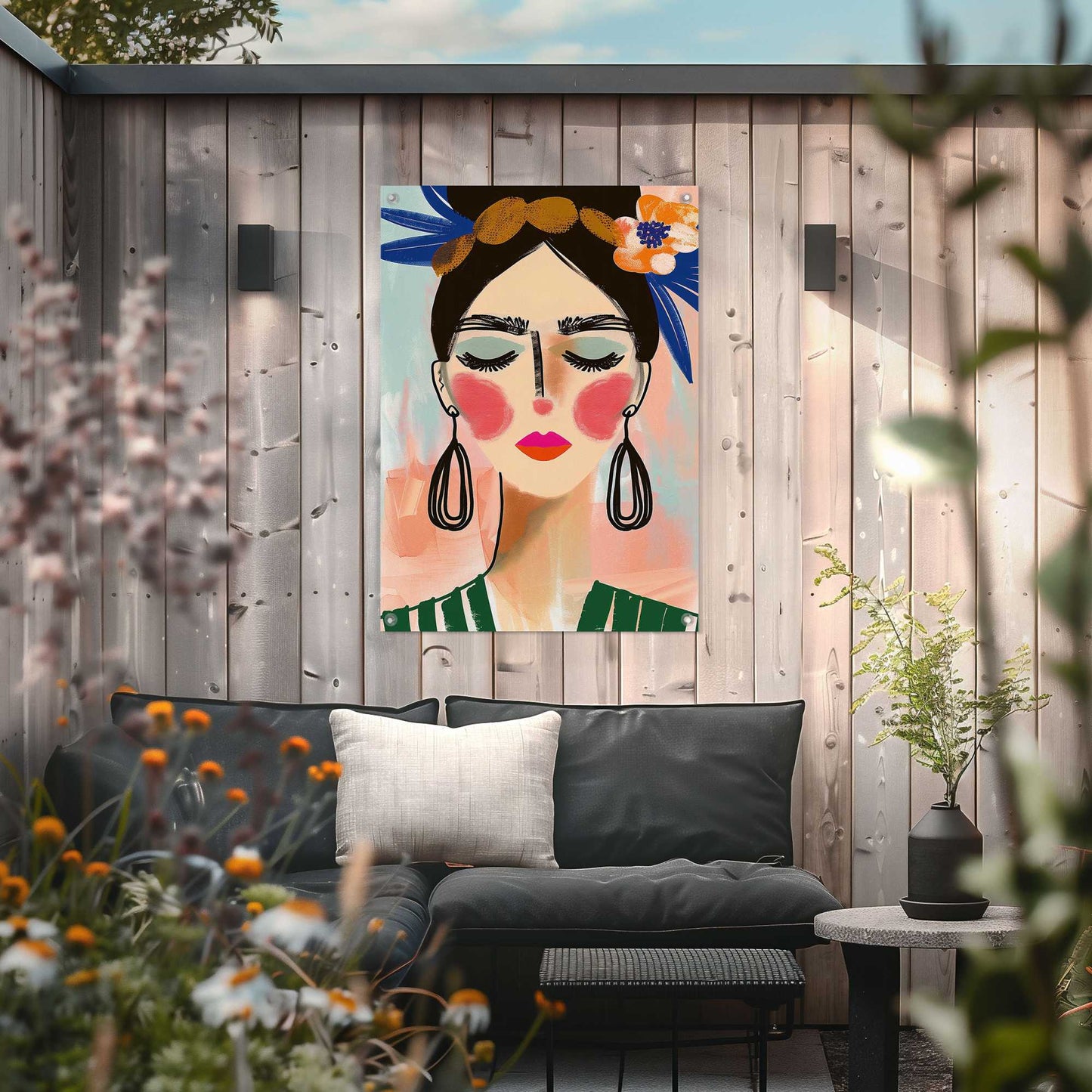 Outdoor Art Spring Lady 70x50