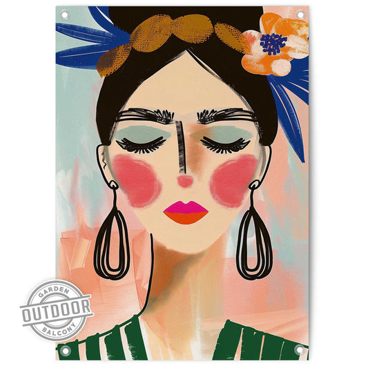 Outdoor Art Spring Lady 70x50