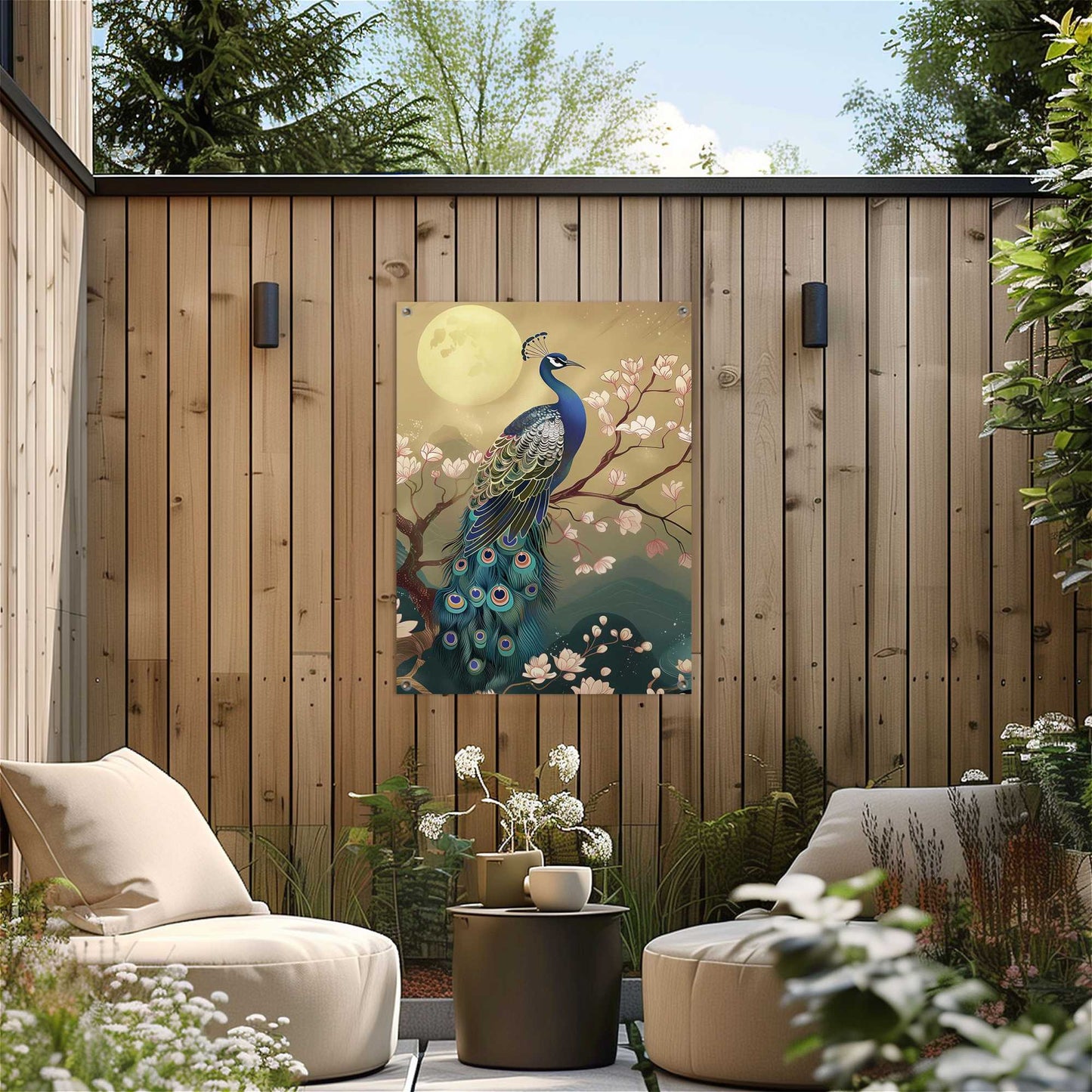 Outdoor Art Stylish Birds 70x50