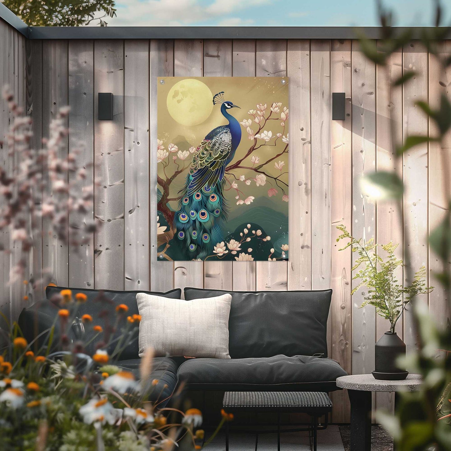 Outdoor Art Stylish Birds 70x50