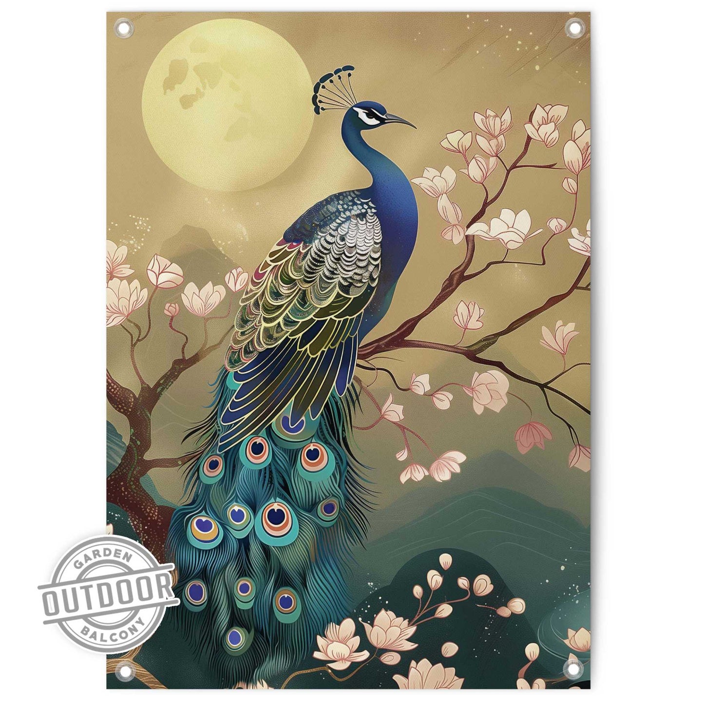 Outdoor Art Stylish Birds 70x50