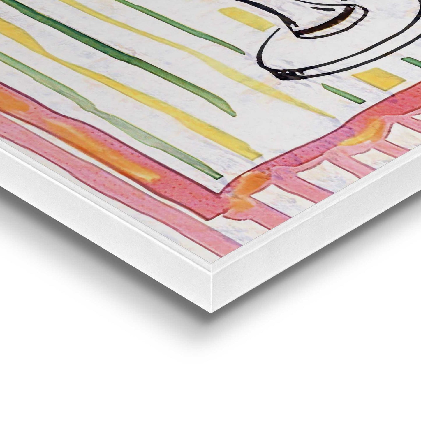 Framed in White Cocktail Set 40x30