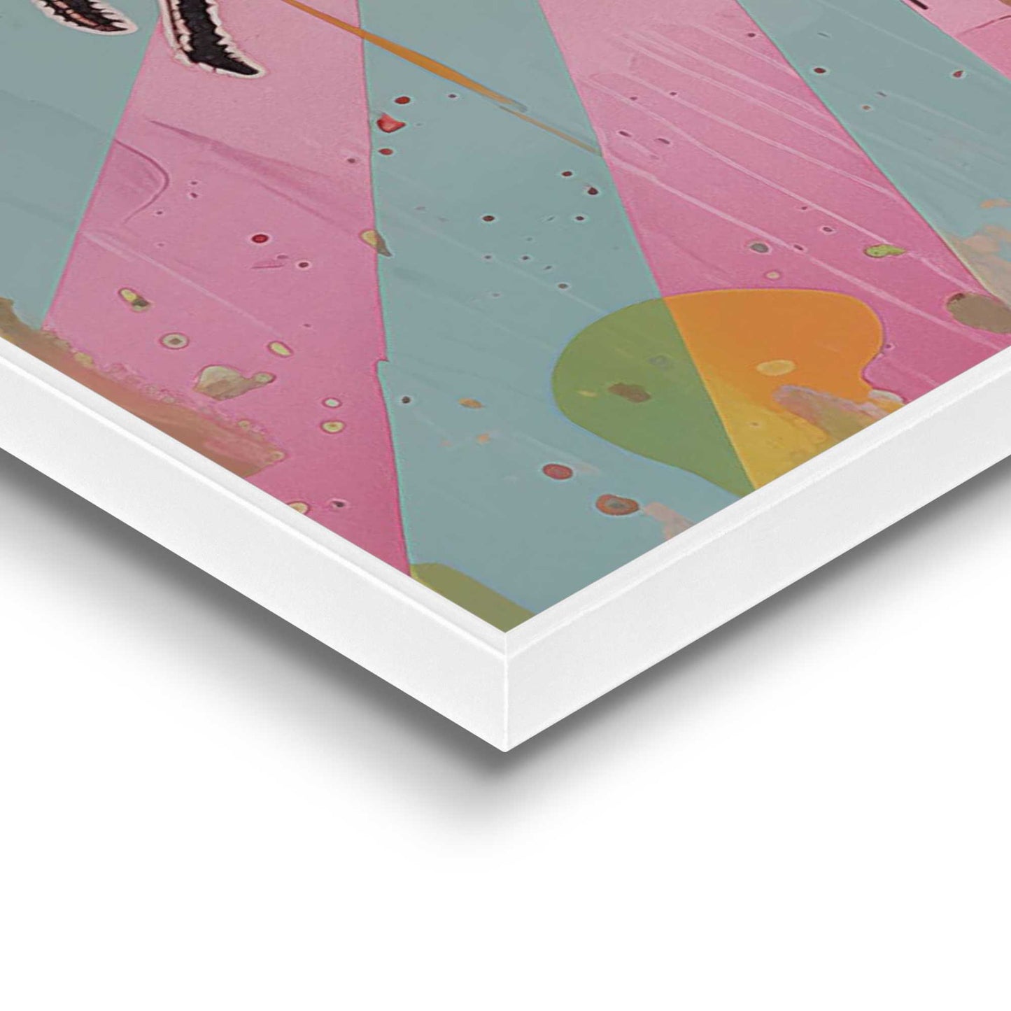 Framed in White Sunshine Lobster 50x40