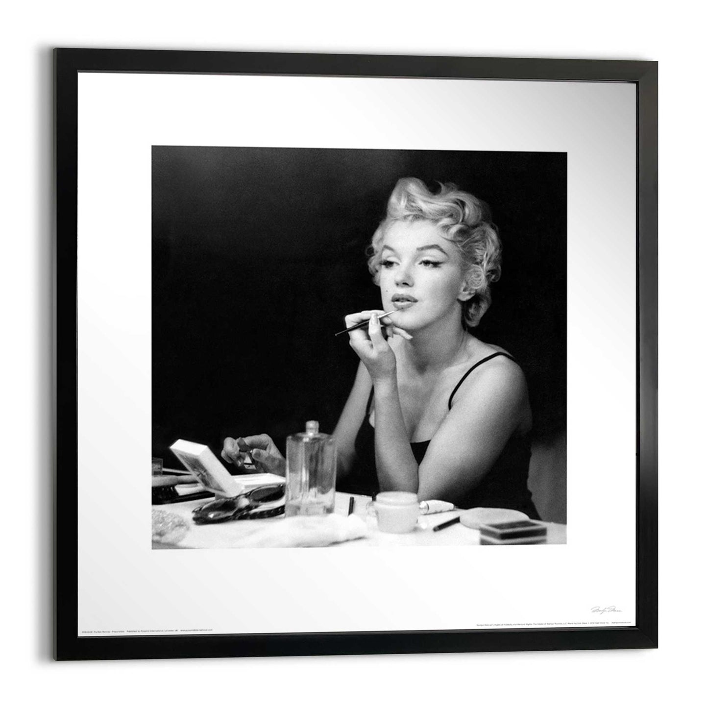 Iconic print in Frame Marilyn Monroe - preparation 40x40